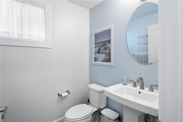 342 Juniper Way, Peters Twp, PA 15317 - bathroom with toilet and a sink