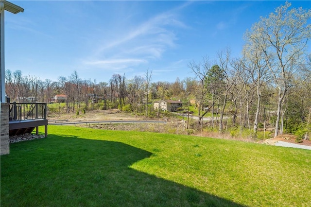 342 Juniper Way, Peters Twp, PA 15317 - view of yard featuring a wooden deck