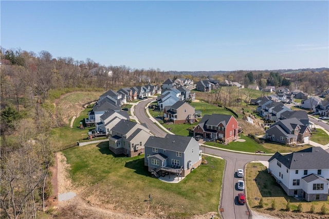 342 Juniper Way, Peters Twp, PA 15317 - birds eye view of property featuring a residential view
