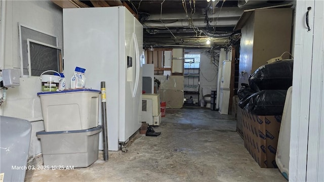 view of basement