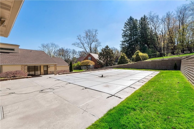86 Lambeth Dr, Upper St Clair, PA 15241 - view of pool with a lawn, fence, and volleyball court