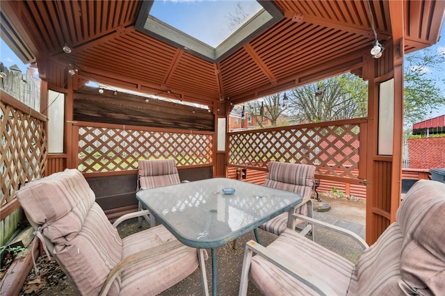 1323 Methyl St, Beechview, PA 15216 - wooden deck with a gazebo and outdoor dining area