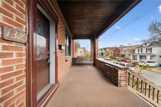1323 Methyl St, Beechview, PA 15216 - balcony with covered porch and a residential view