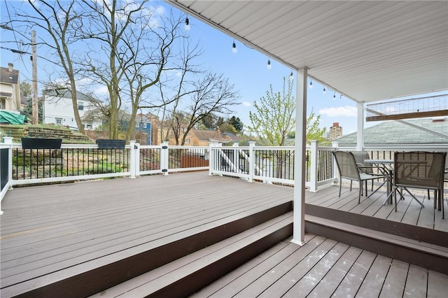 814 Greenfield Ave, Greenfield, PA 15217 - deck featuring outdoor dining area