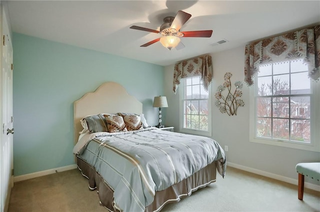 404 Plum Ct, Cranberry Twp, PA 16066 - carpeted bedroom with baseboards and a ceiling fan