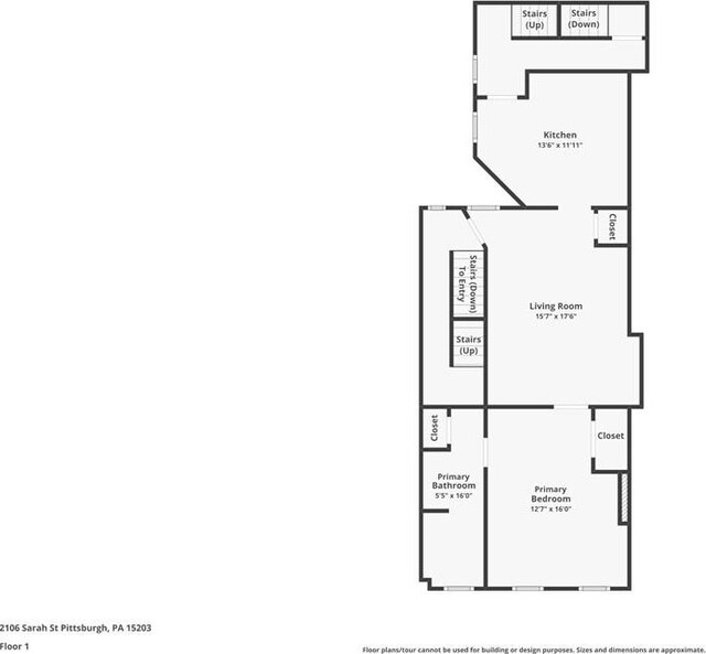 2106 Sarah St, South Side, PA 15203 - view of layout