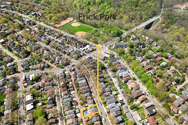 549 E End Ave, Regent Square, PA 15221 - aerial view featuring a residential view