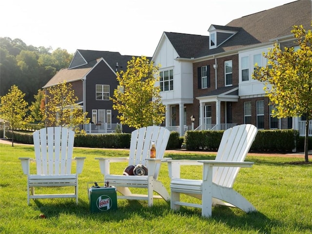 4024 Windsfield Way S, Fayette, PA 15017 - exterior space featuring brick siding and a front yard