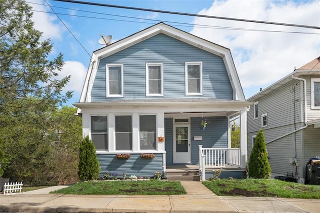 16 Fordham Ave, West View, PA 15229 - dutch colonial with a gambrel roof and covered porch