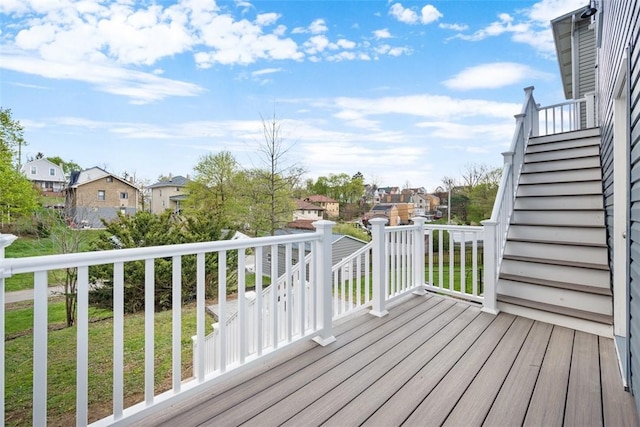 16 Fordham Ave, West View, PA 15229 - wooden deck with a yard and a residential view