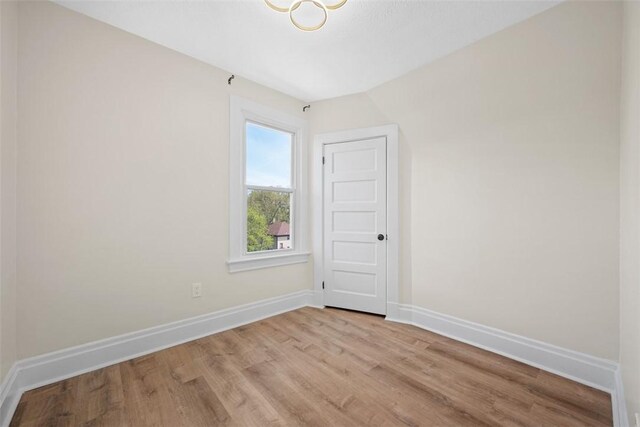 16 Fordham Ave, West View, PA 15229 - unfurnished room with baseboards and light wood-style floors