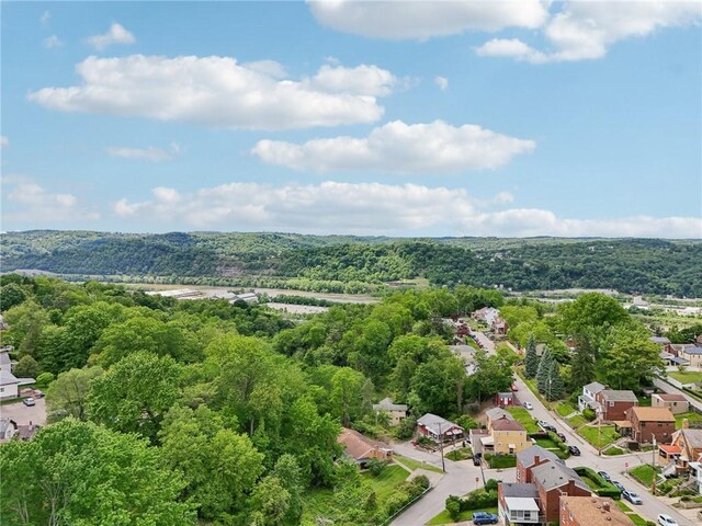 1060 Christopher St, Lawrenceville, PA 15201 - aerial view of residential area featuring a heavily wooded area