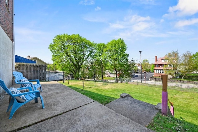 exterior space with fence