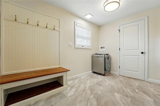 1125 Griswold St, Sharon, PA 16146 - mudroom featuring baseboards