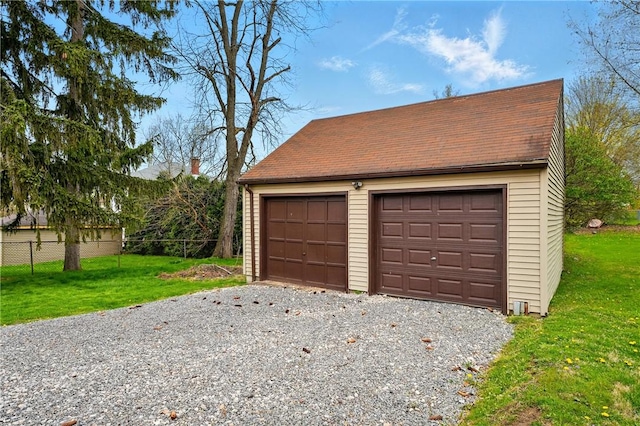 1125 Griswold St, Sharon, PA 16146 - detached garage featuring fence