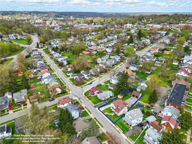 1125 Griswold St, Sharon, PA 16146 - bird's eye view with a residential view