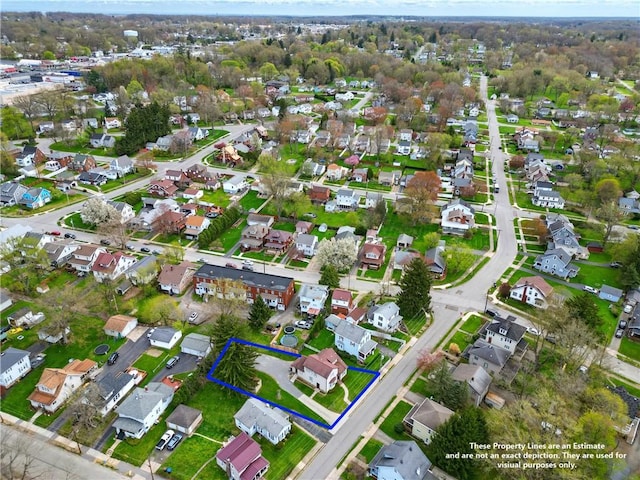 1125 Griswold St, Sharon, PA 16146 - birds eye view of property with a residential view