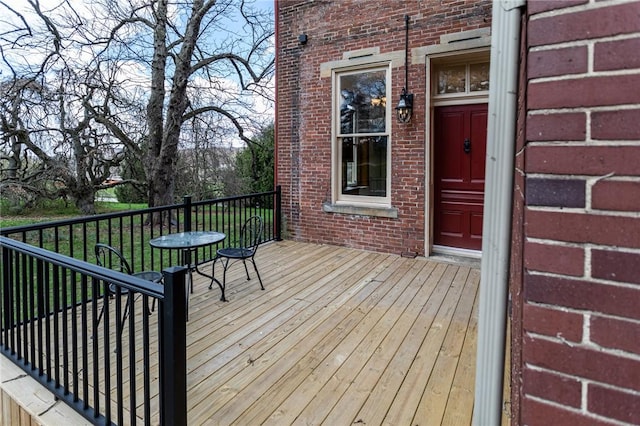 view of deck