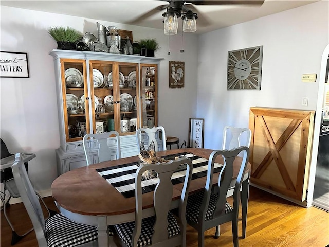 408 Craigdell Rd, New Kensington, PA 15068 - dining space featuring light wood-style floors and a ceiling fan