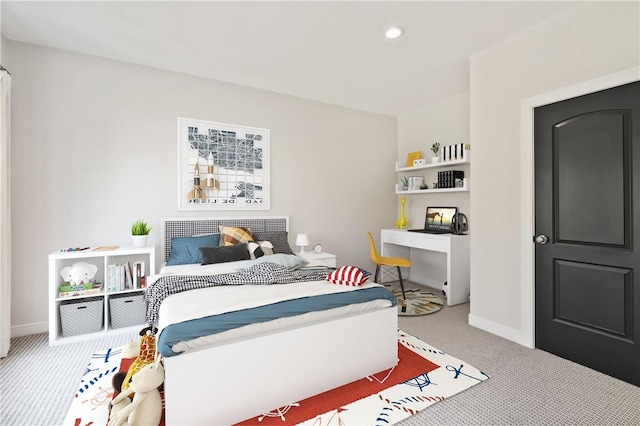 331 Boundary St, Sewickley, PA 15143 - bedroom with recessed lighting, carpet floors, and baseboards