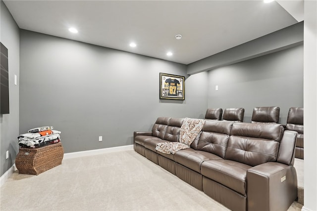 133 Morningside Dr, Cranberry Twp, PA 16066 - home theater room with carpet floors, recessed lighting, and baseboards