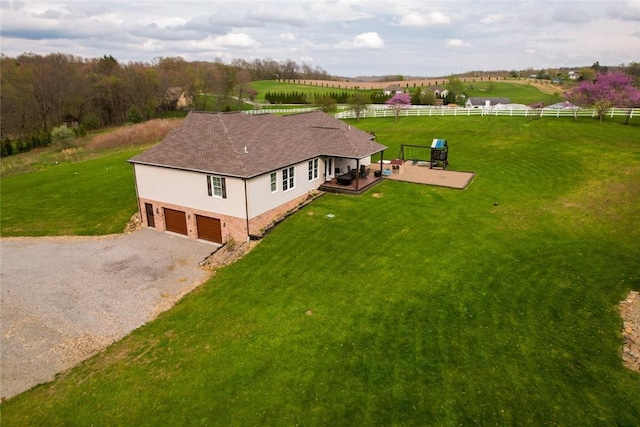 109 Brianna Ln, Oakland Twp, PA 16025 - bird's eye view featuring a rural view