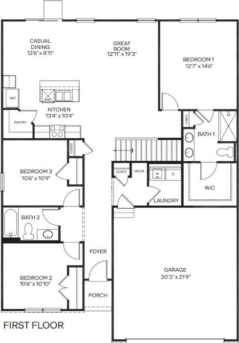 3026 Audrey Dr, Hempfield Twp, PA 15601 - view of home floor plan