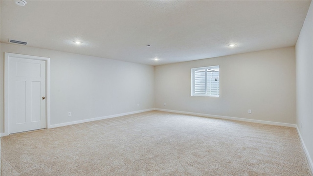 3026 Audrey Dr, Hempfield Twp Wml, PA 15601 - spare room featuring recessed lighting, carpet floors, and baseboards