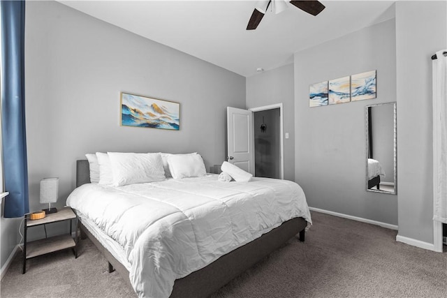 17 Lelia St, Mt Washington, PA 15211 - carpeted bedroom with baseboards and a ceiling fan