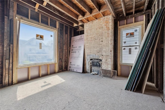 view of unfurnished living room