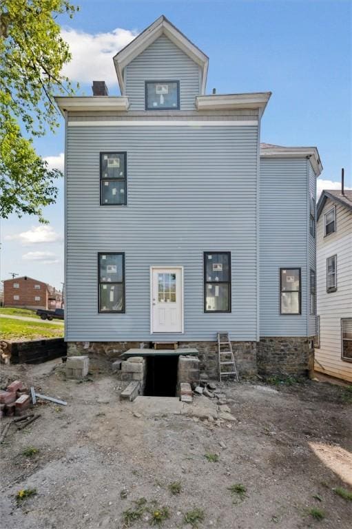view of back of property