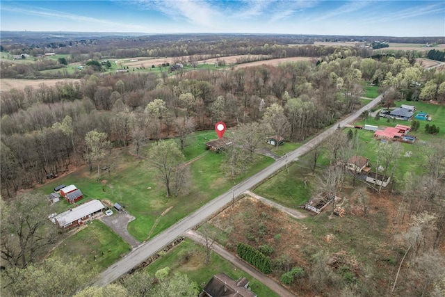 940 Fredonia Rd, Perry Twp Mer, PA 16130 - birds eye view of property with a rural view
