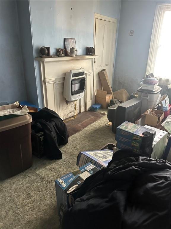10 Welsh Way S, Side, PA 15203 - interior space with heating unit and carpet floors