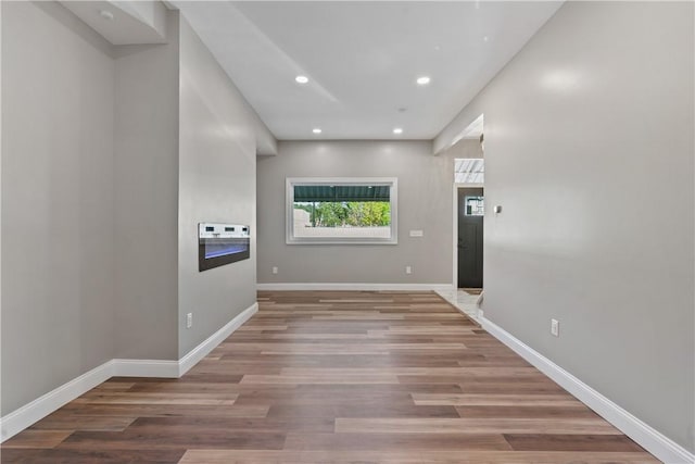 1507 Allegheny Ave, Manchester, PA 15233 - interior space with baseboards, recessed lighting, and wood finished floors