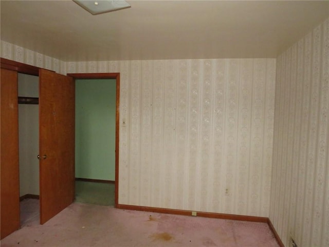 1185 Colgate Dr, Monroeville, PA 15146 - unfurnished bedroom featuring wallpapered walls and carpet flooring
