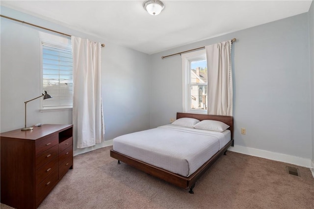 1163 Chislett, Morningside, PA 15206 - bedroom featuring baseboards, visible vents, and light carpet