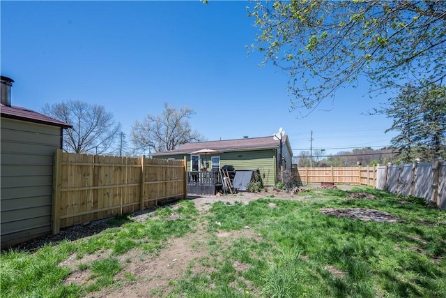 337 Whitestown Rd, Twp Of But Nw, PA 16001 - back of house featuring a lawn and a fenced backyard
