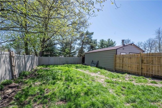 337 Whitestown Rd, Twp Of But Nw, PA 16001 - view of yard featuring a fenced backyard