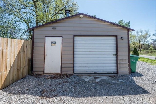 337 Whitestown Rd, Twp Of But Nw, PA 16001 - detached garage with fence