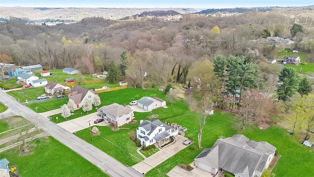 464 Crescent Blvd, Moon/Crescent Twp, PA 15046 - aerial view of residential area with a forest