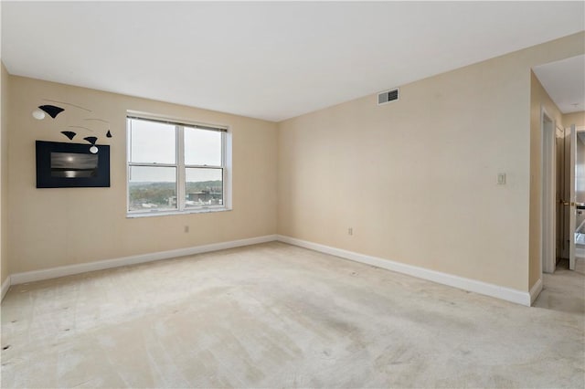 220 N Bellefield Ave Unit 903, Oakland, PA 15213 - spare room with visible vents, baseboards, and light carpet