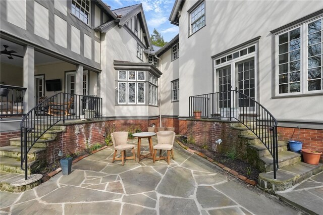 743 Chestnut Rd, Edgeworth, PA 15143 - view of patio / terrace featuring french doors