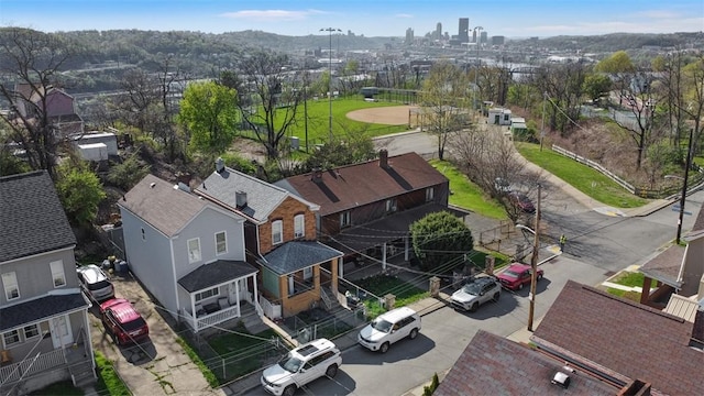 drone / aerial view