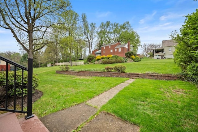 view of yard