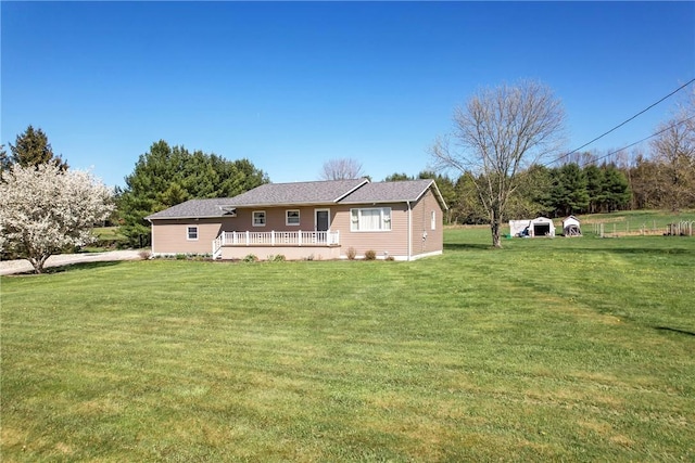 240 Hamburg Rd, Hempfield Twp Mer, PA 16125 - back of property featuring a yard