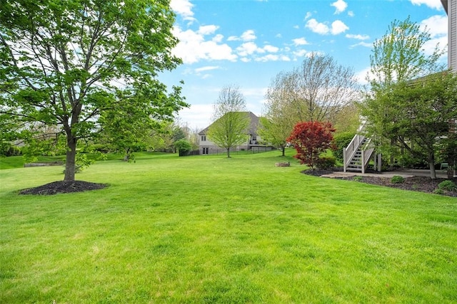 302 Castanea Dr, Cranberry Twp, PA 16066 - view of yard featuring stairs