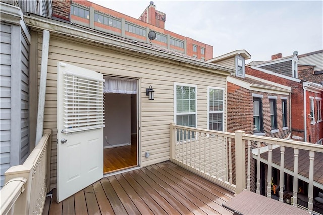 2113 Wharton St, South Side, PA 15203 - view of wooden deck