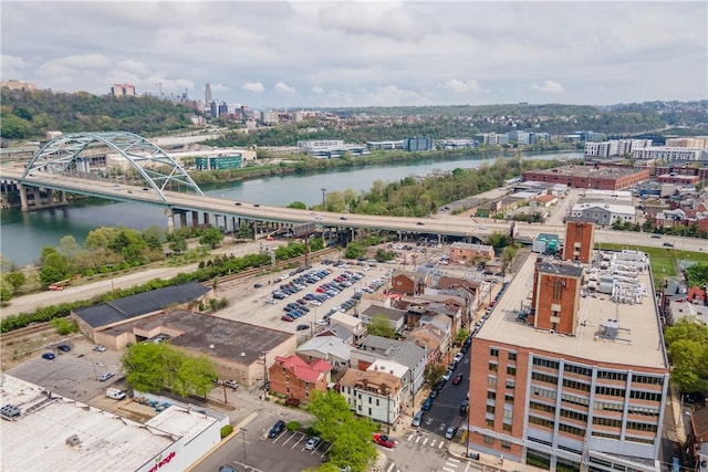 2113 Wharton St, South Side, PA 15203 - bird's eye view with a view of city and a water view