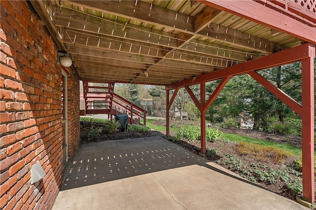 227 Gass Rd, Ross Twp, PA 15229 - view of patio featuring stairway