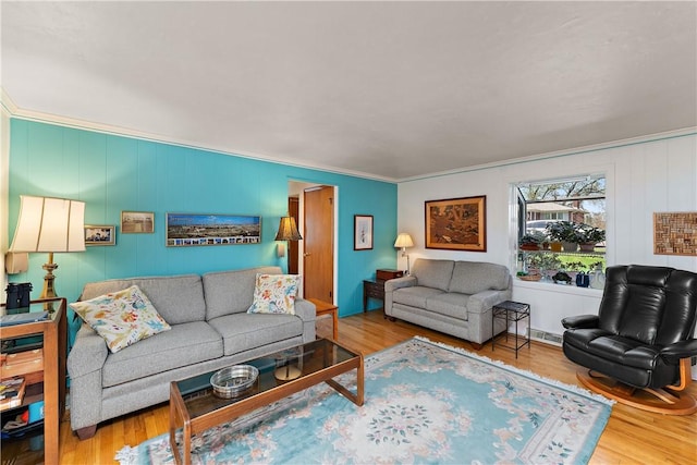 227 Gass Rd, Ross Twp, PA 15229 - living area with ornamental molding and wood finished floors